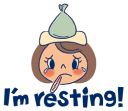 Japanese nostalgic child sticker-English sticker #4456889