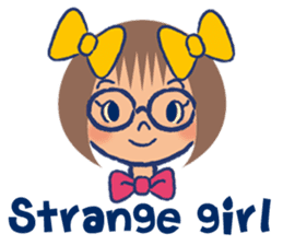 Japanese nostalgic child sticker-English sticker #4456895
