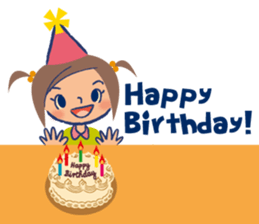 Japanese nostalgic child sticker-English sticker #4456900