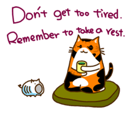 Cat's life(English version) sticker #4456994