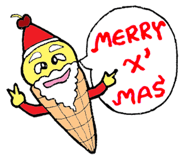 Santa Ice Cream sticker #4457304