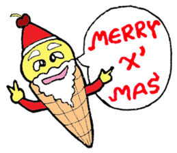 Santa Ice Cream sticker #4457304