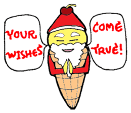 Santa Ice Cream sticker #4457309