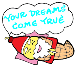 Santa Ice Cream sticker #4457310