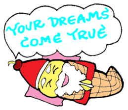 Santa Ice Cream sticker #4457310