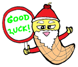 Santa Ice Cream sticker #4457313