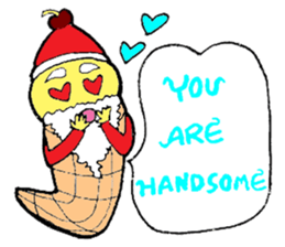 Santa Ice Cream sticker #4457317