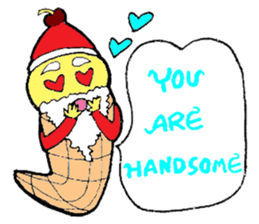 Santa Ice Cream sticker #4457317