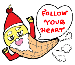 Santa Ice Cream sticker #4457321