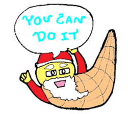 Santa Ice Cream sticker #4457322