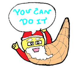 Santa Ice Cream sticker #4457322