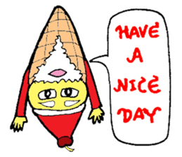 Santa Ice Cream sticker #4457323