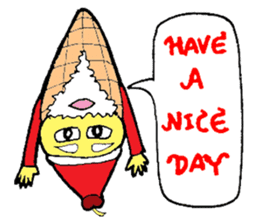 Santa Ice Cream sticker #4457323