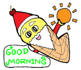 Santa Ice Cream sticker #4457325