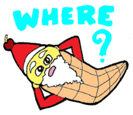 Santa Ice Cream sticker #4457330