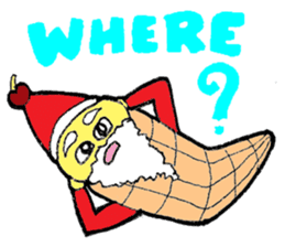 Santa Ice Cream sticker #4457330