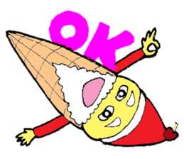 Santa Ice Cream sticker #4457332