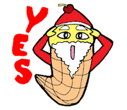 Santa Ice Cream sticker #4457333