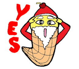 Santa Ice Cream sticker #4457333