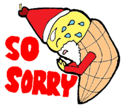 Santa Ice Cream sticker #4457337