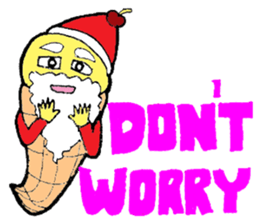 Santa Ice Cream sticker #4457338