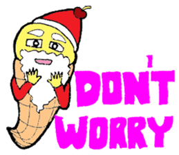 Santa Ice Cream sticker #4457338