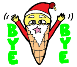 Santa Ice Cream sticker #4457339