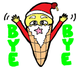 Santa Ice Cream sticker #4457339