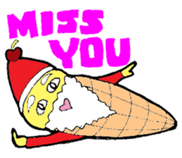 Santa Ice Cream sticker #4457342