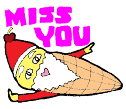 Santa Ice Cream sticker #4457342