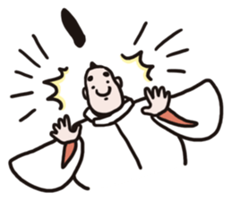 HEIAN KIZOKU /Japanese a nobleman sticker #4457358