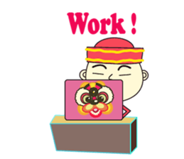 Chinese Boy sticker #4458806