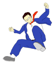 The man in suits. sticker #4459029