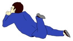 The man in suits. sticker #4459034