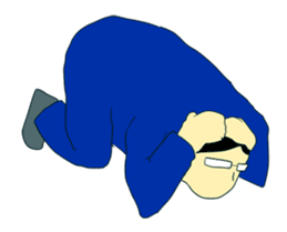 The man in suits. sticker #4459039