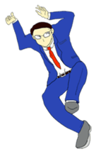 The man in suits. sticker #4459040