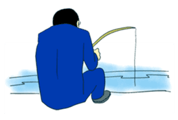 The man in suits. sticker #4459053