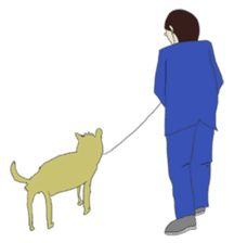 The man in suits. sticker #4459054