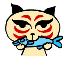 Shading cat  KABUchan sticker #4459397
