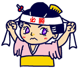 Edo-girl 2 sticker #4459450