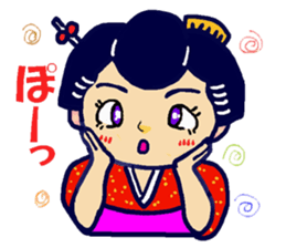 Edo-girl 2 sticker #4459453