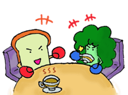 Jabbing Bread ~daily life~ sticker #4461024