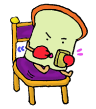Jabbing Bread ~daily life~ sticker #4461026