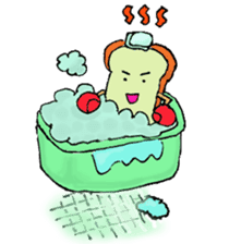 Jabbing Bread ~daily life~ sticker #4461032