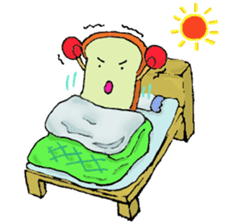 Jabbing Bread ~daily life~ sticker #4461047