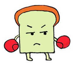 Jabbing Bread ~daily life~ sticker #4461051