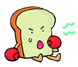 Jabbing Bread ~daily life~ sticker #4461060