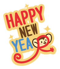 MONKEY STAMP sticker #4461186