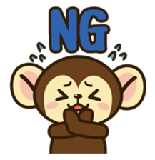 MONKEY STAMP sticker #4461205