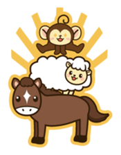 MONKEY STAMP sticker #4461215